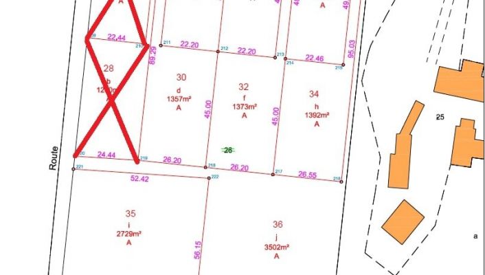 vente Terrain Biozat