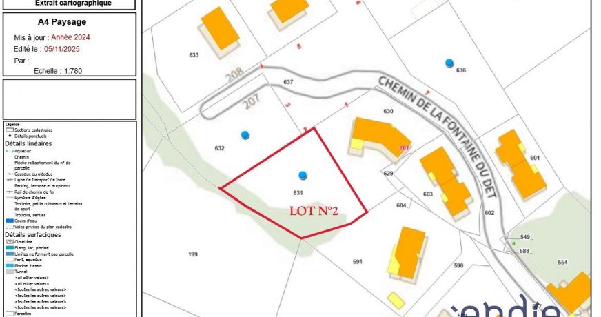 vente Terrain Poudenx