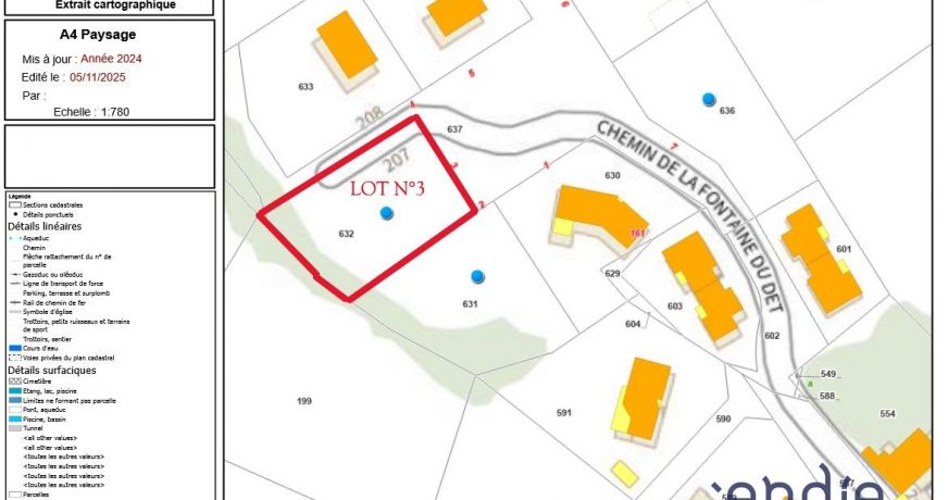 vente Terrain Poudenx