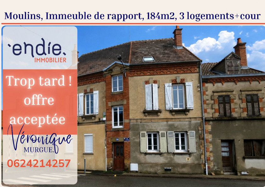 vente Immeuble de rapport Moulins - Photo 1
