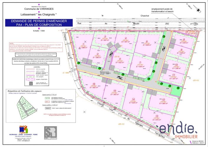 à vendre Terrain constructible Varanges