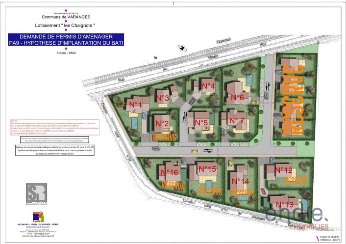 à vendre Terrain constructible Varanges