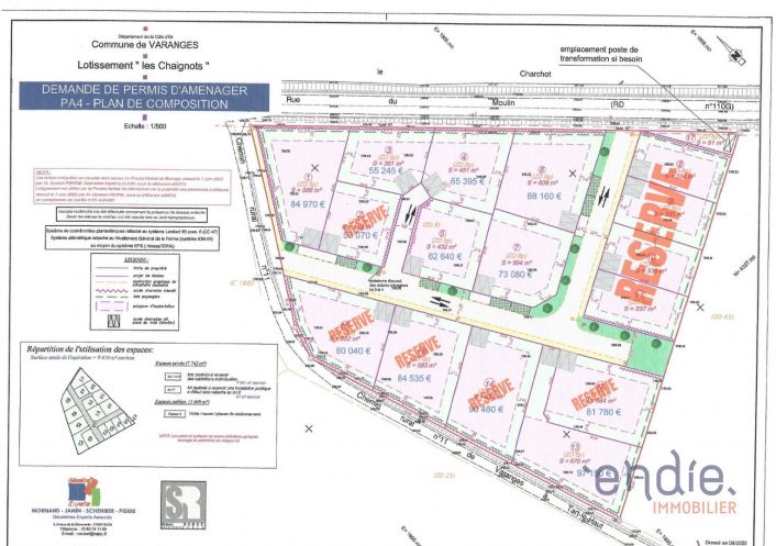 à vendre Terrain constructible Varanges