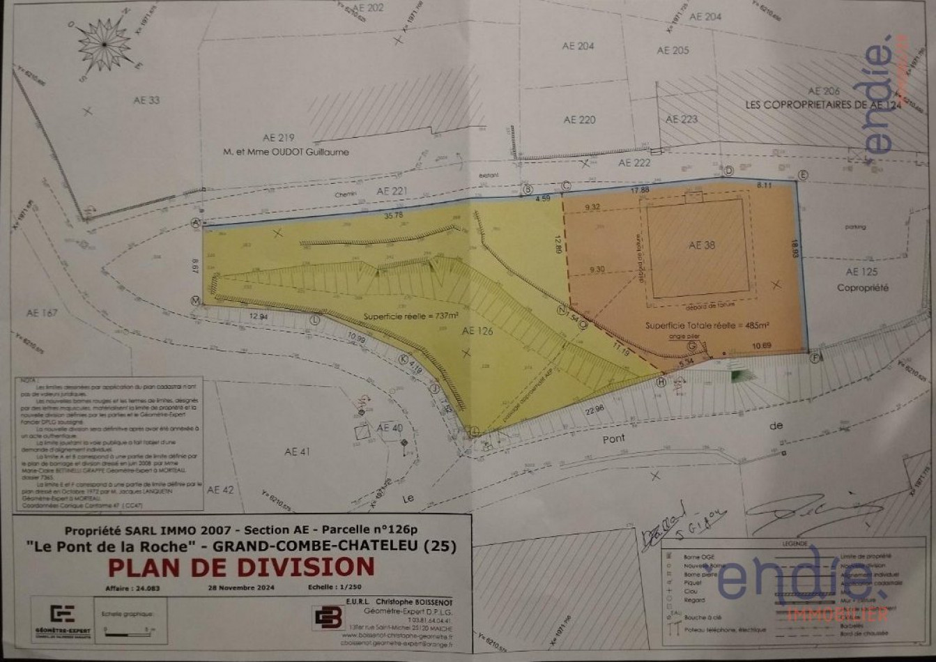 vente Terrain Grand Combe Chateleu - Photo 2