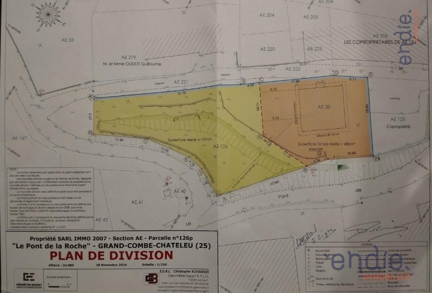 vente Terrain Grand Combe Chateleu - Photo 2