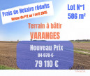 vente Terrain Varanges