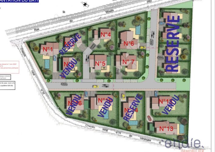 à vendre Terrain constructible Varanges