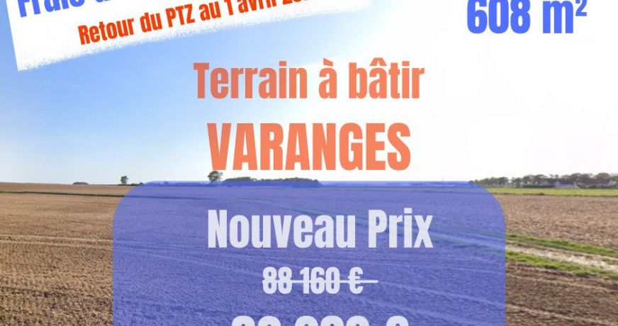 vente Terrain constructible Varanges