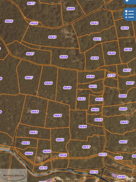 à vendre Terrain boisé – forêt Greolieres - Photo 1