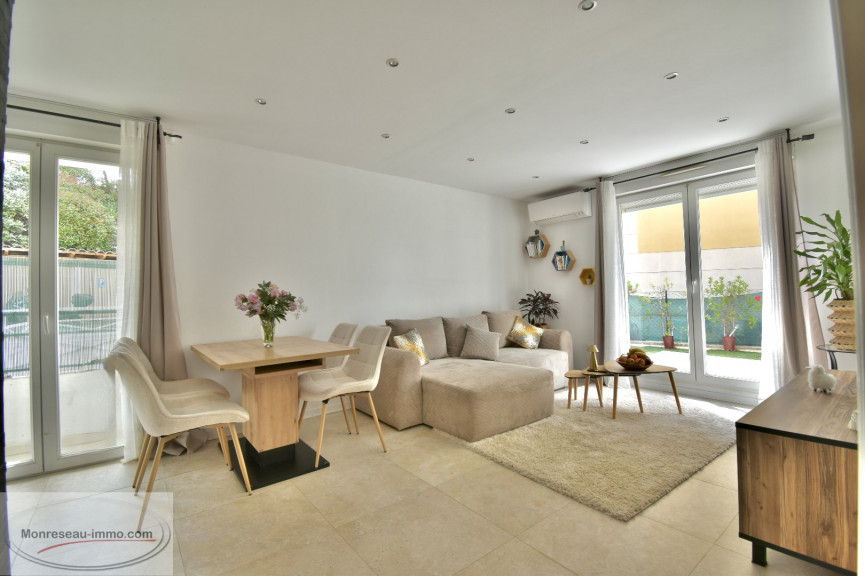 à vendre Appartement en rez de jardin Cannes-la-bocca - Photo 2