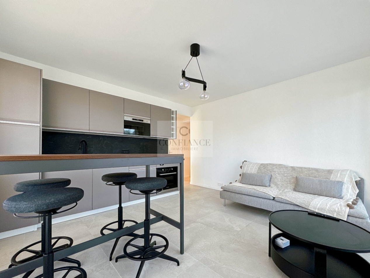 Vente Appartement 43m² 3 Pièces à Cros de Cagnes (06800) - Confiance Immobiliere Nice