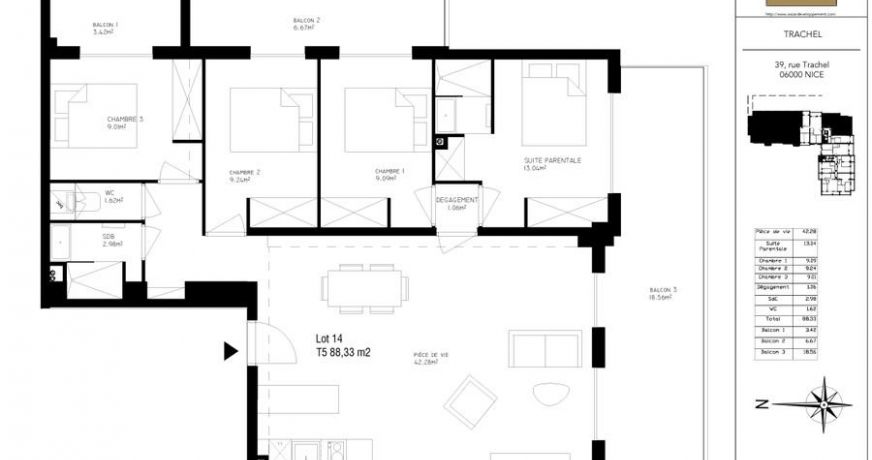 vente Appartement Nice