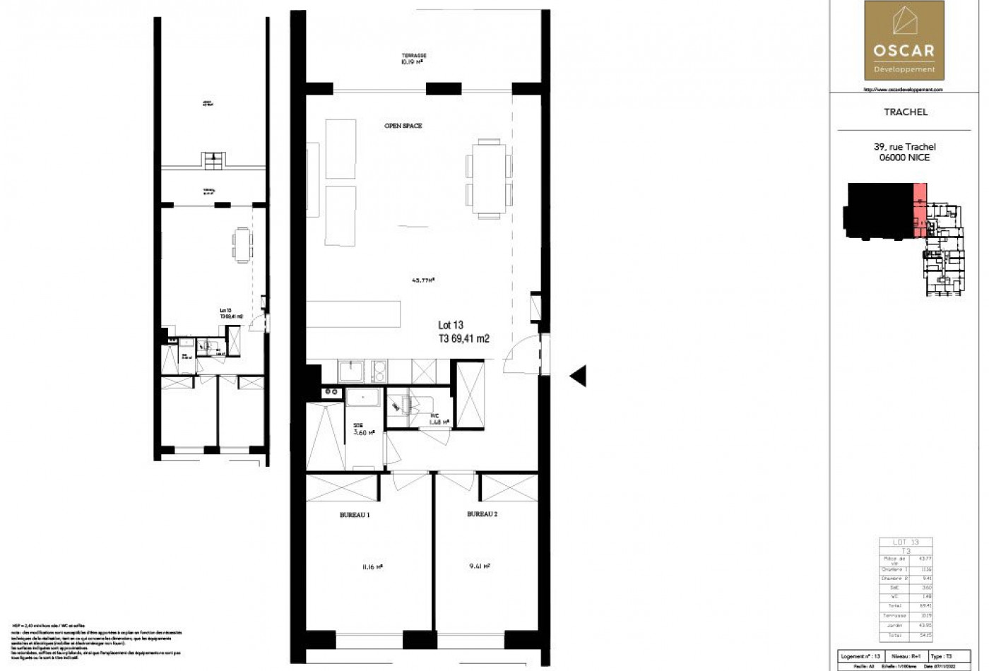 à vendre Bureau Nice - Photo 7