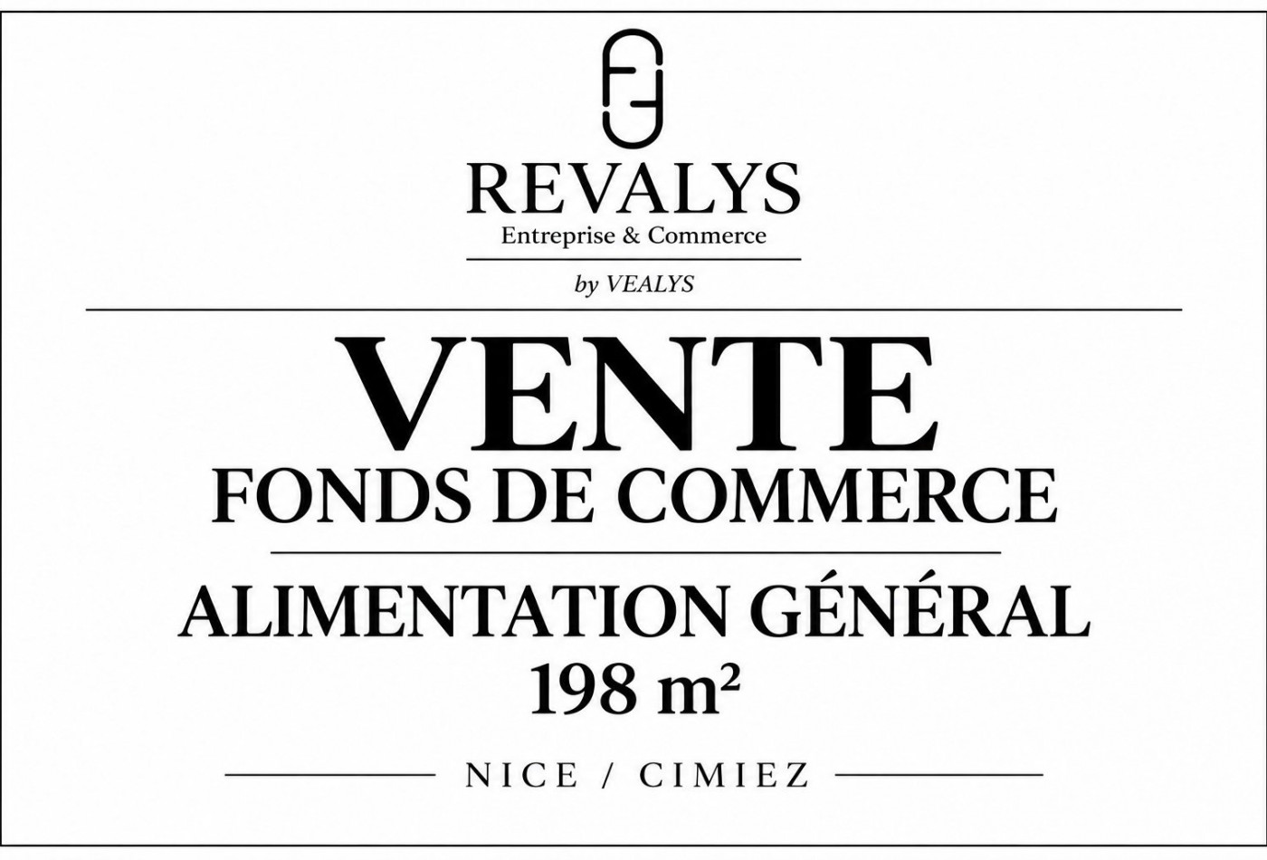 vente Alimentation Nice - Photo 1
