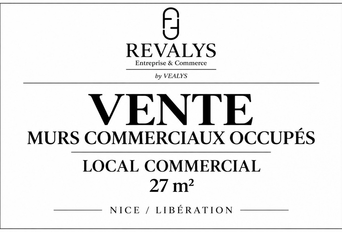 vente Local commercial Nice - Photo 1