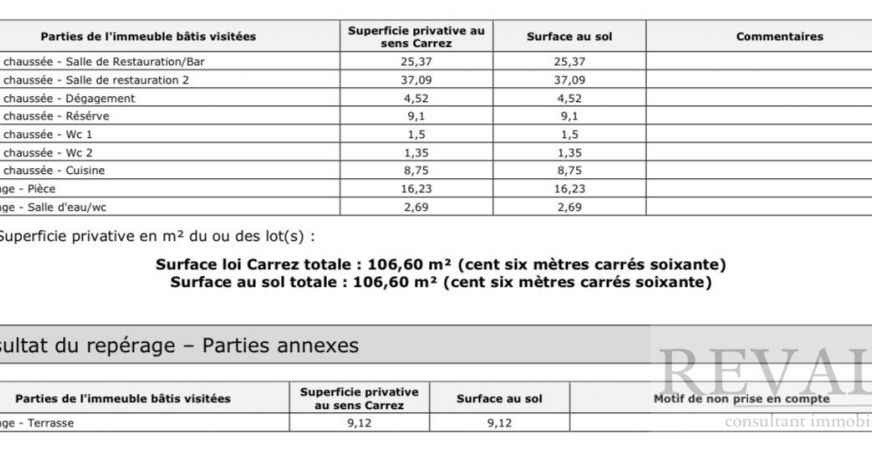 vente Local commercial Nice