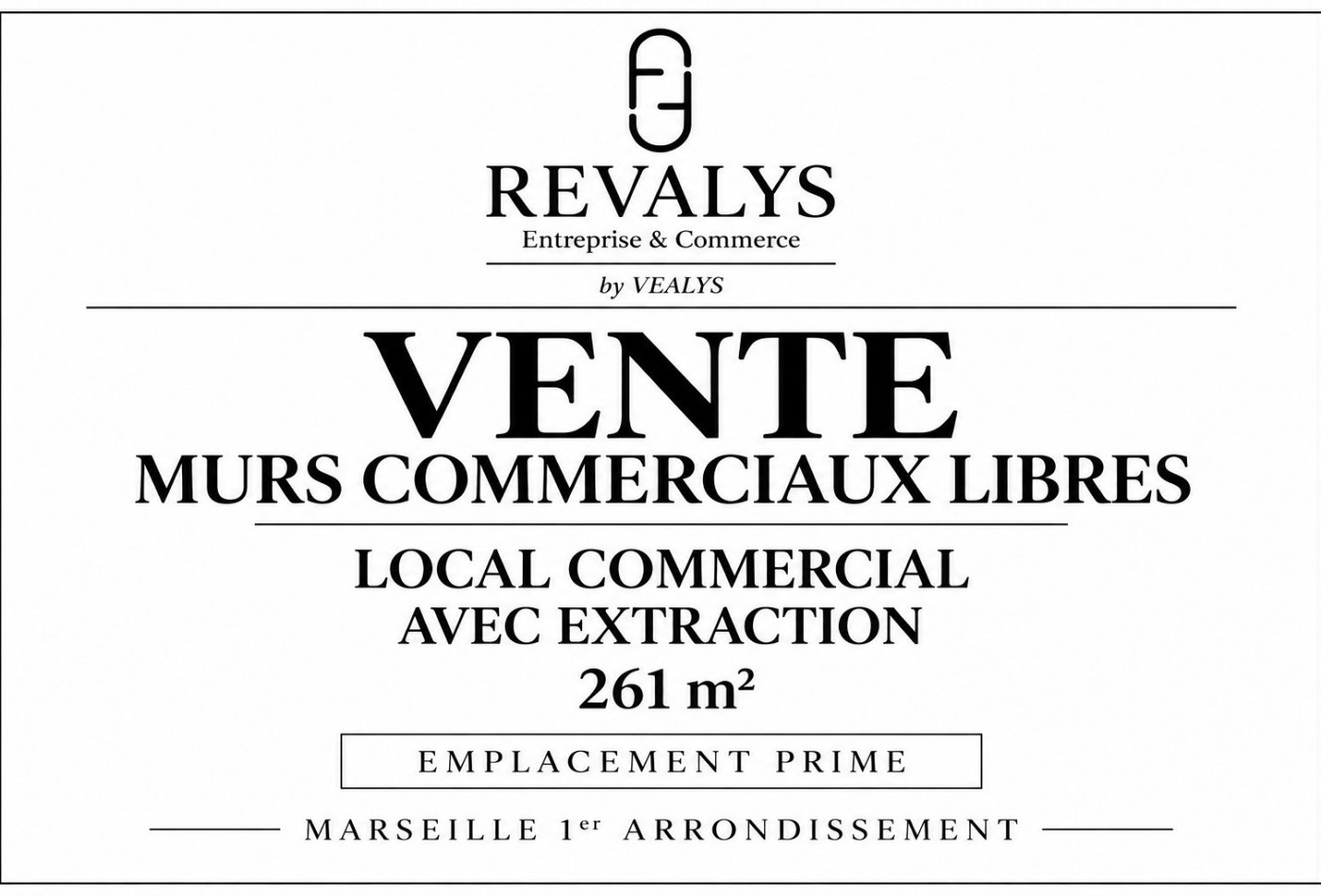 à vendre Local commercial Marseille 1er Arrondissement - Photo 1