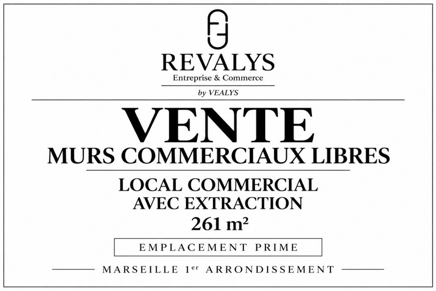 vente Local commercial Marseille 1er Arrondissement - Photo 1