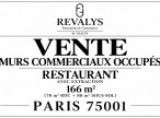 à vendre Local commercial Paris 1er Arrondissement