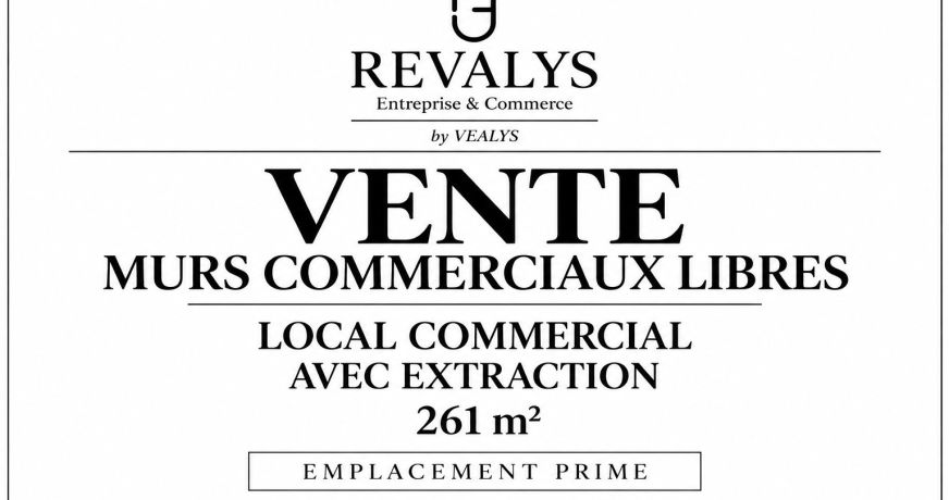 vente Local commercial Marseille 1er Arrondissement