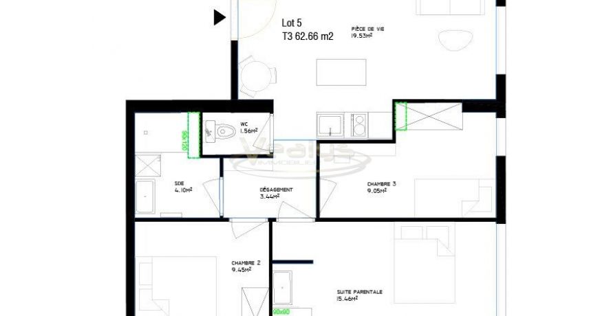 vente Appartement en résidence Nice