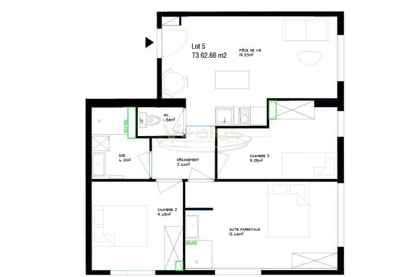 à vendre Appartement en résidence Nice - Photo 4