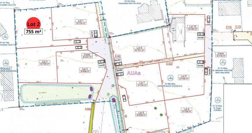 vente Terrain constructible Vallon Pont D'arc