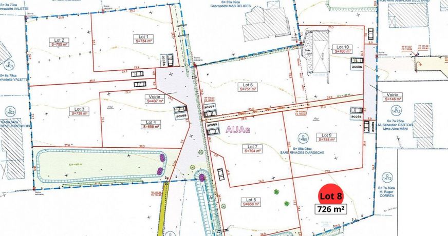 vente Terrain constructible Vallon Pont D'arc