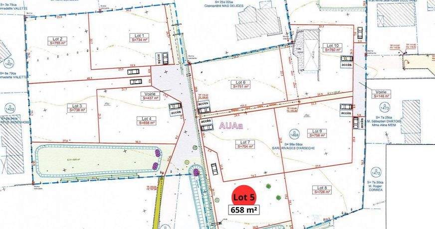 vente Terrain constructible Vallon Pont D'arc