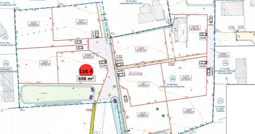 vente Terrain constructible Vallon Pont D'arc