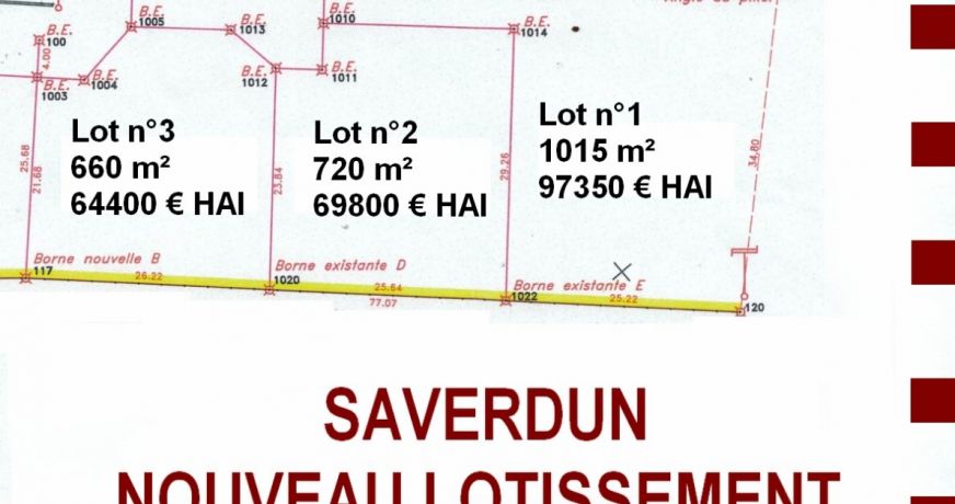vente Terrain Saverdun