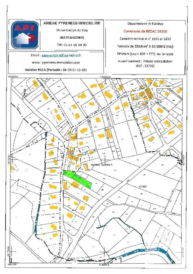 vente Terrain Bezac - Photo 2