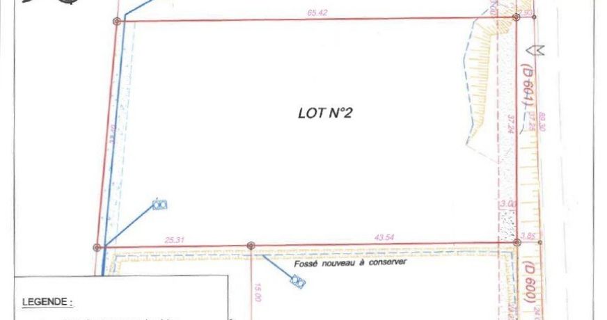 vente Terrain Nailloux