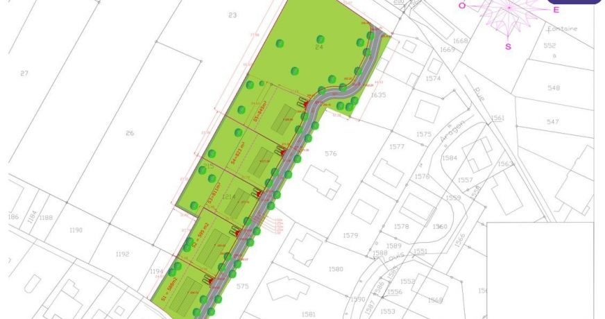 vente Terrain Nailloux