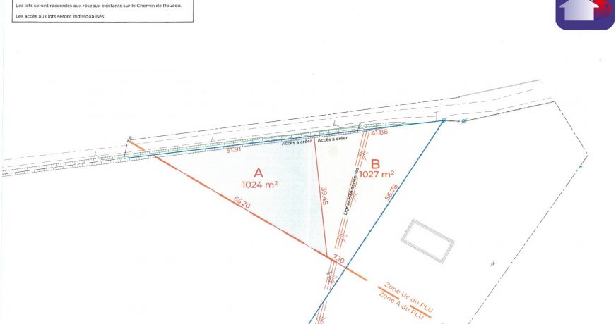 vente Terrain Nailloux
