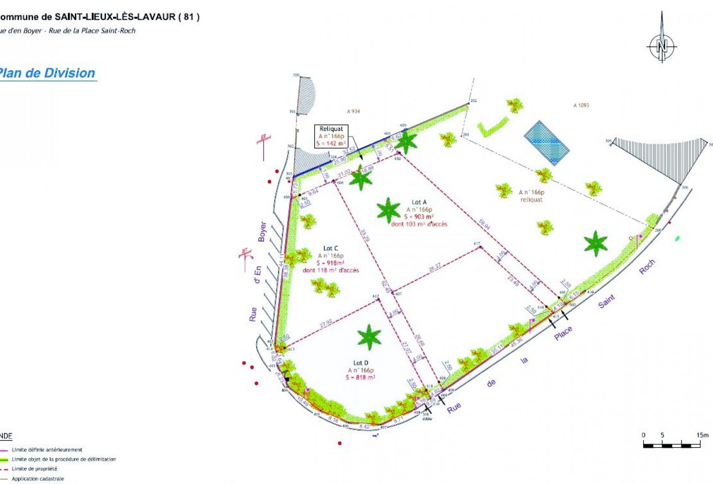 vente Terrain constructible Saint Lieux Les Lavaur - Photo 4
