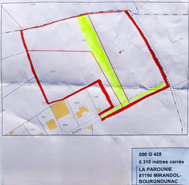 vente Terrain constructible Mirandol Bourgnounac - Photo 2