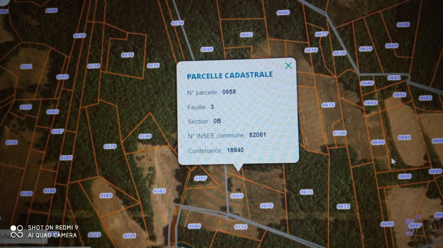 vente Terrain boisé – forêt Feneyrols - Photo 1