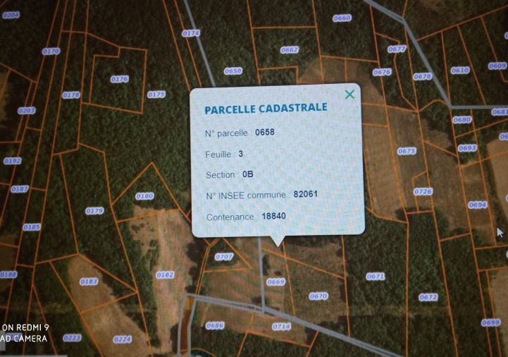 vente Terrain boisé – forêt Feneyrols