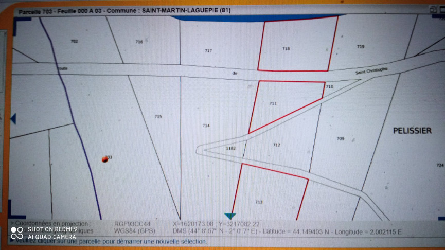 vente Terrain boisé – forêt Saint Martin Laguepie - Photo 1