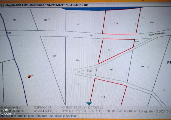 vente Terrain boisé – forêt Saint Martin Laguepie