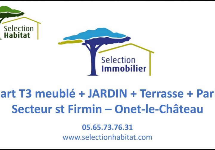 vente Appartement Onet Le Chateau