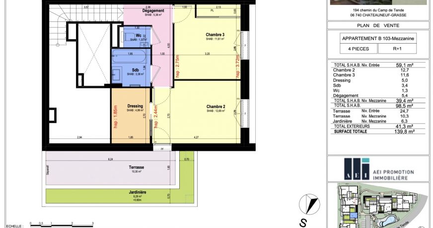 vente Appartement Châteauneuf-grasse