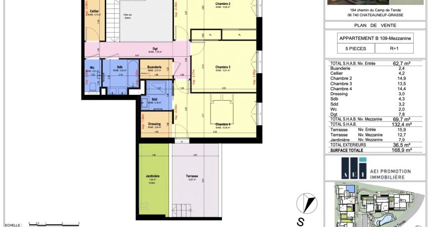 vente Appartement Châteauneuf-grasse