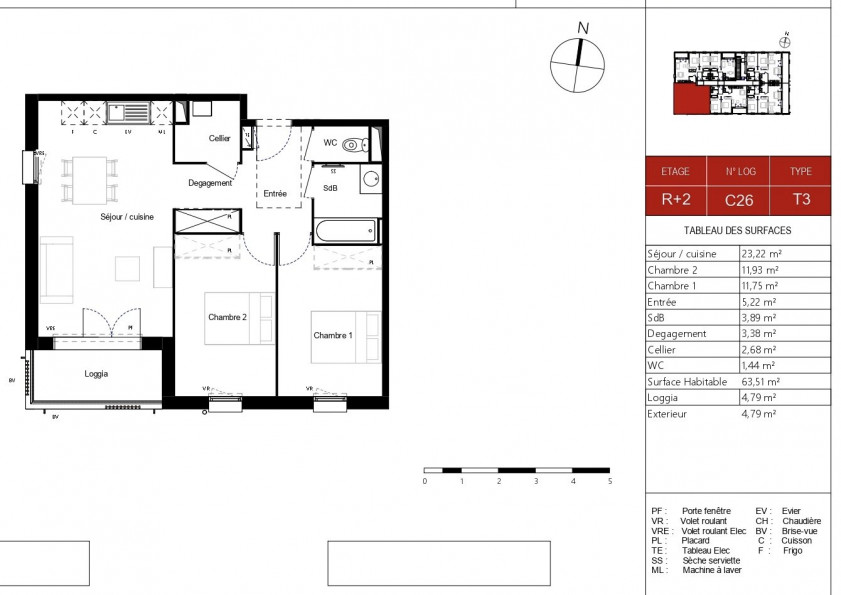 vente Appartement Pradines - Photo 2