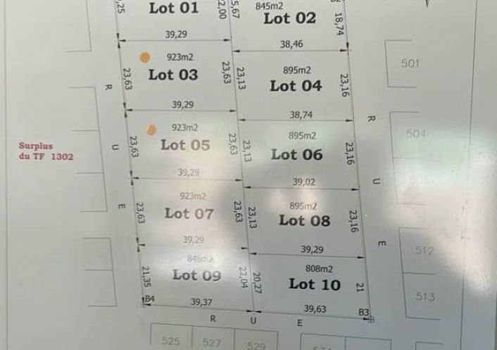 à vendre Terrain constructible Saly