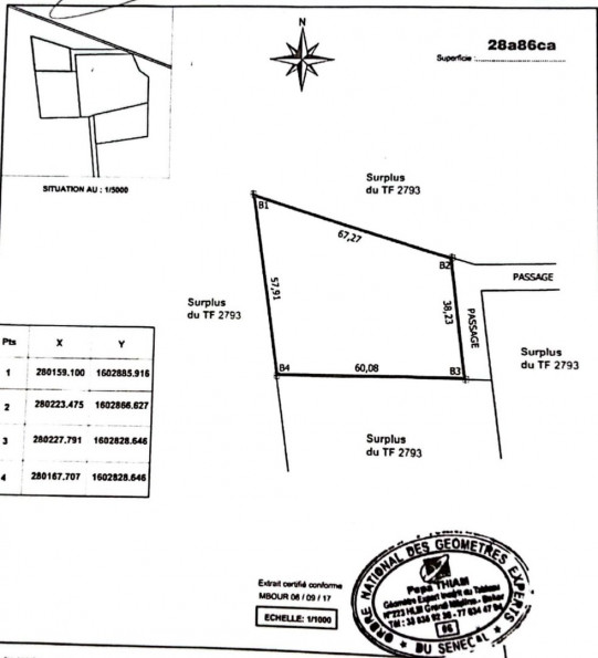 vente Terrain constructible Saly - Photo 1