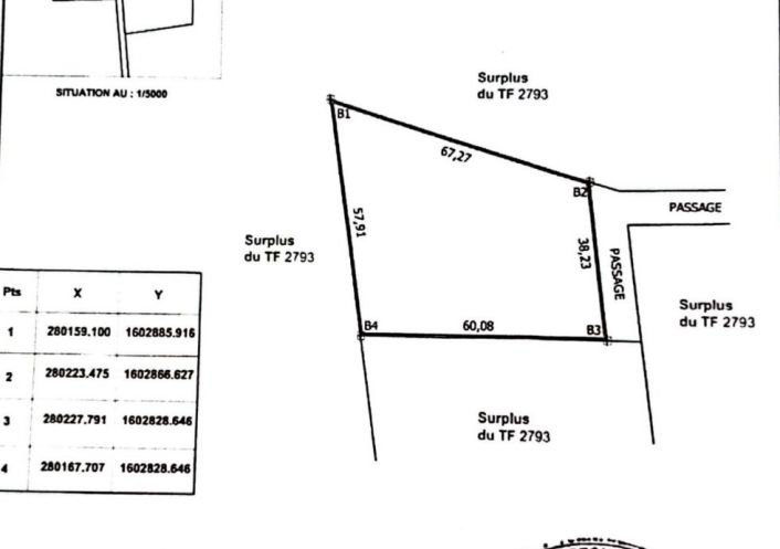 à vendre Terrain constructible Saly