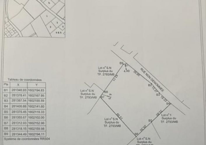 à vendre Terrain constructible Nguerigne
