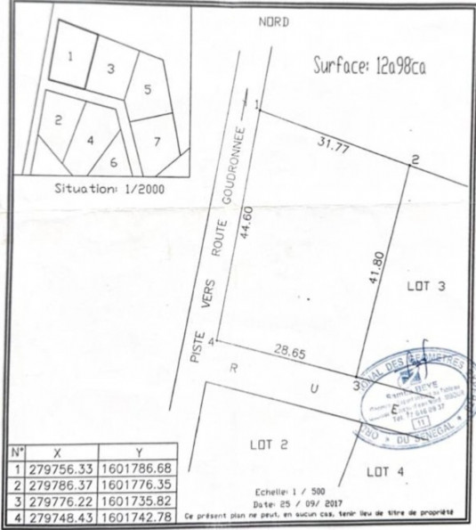 vente Terrain constructible Nguerigne - Photo 2